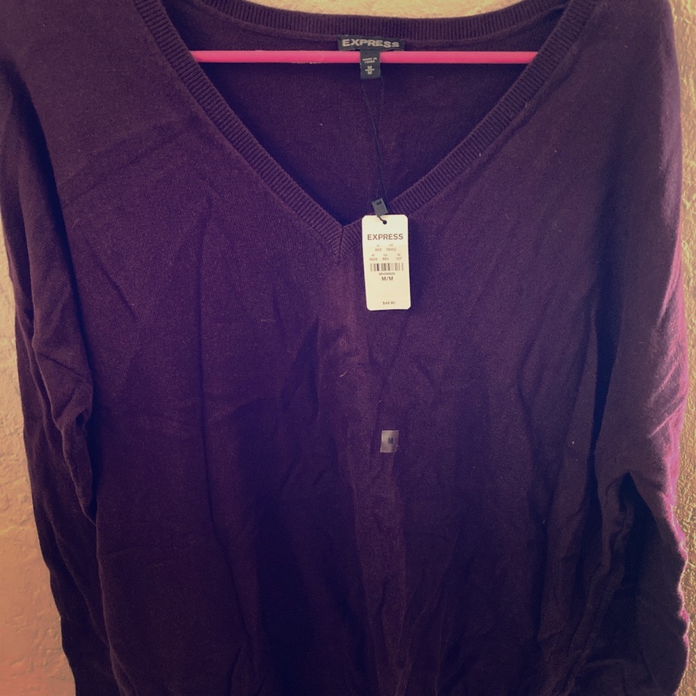 NWT Express purple sweater top